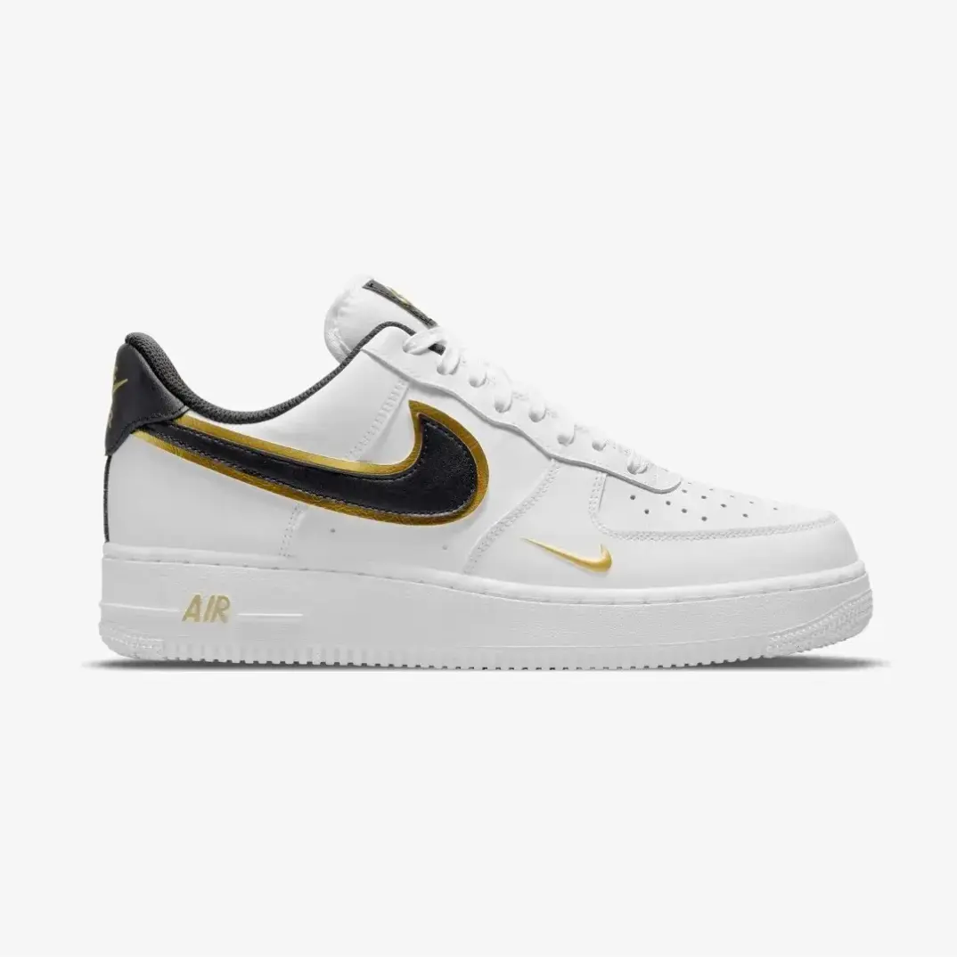 Air Force 1 Low - WhiteBlackGold - 1