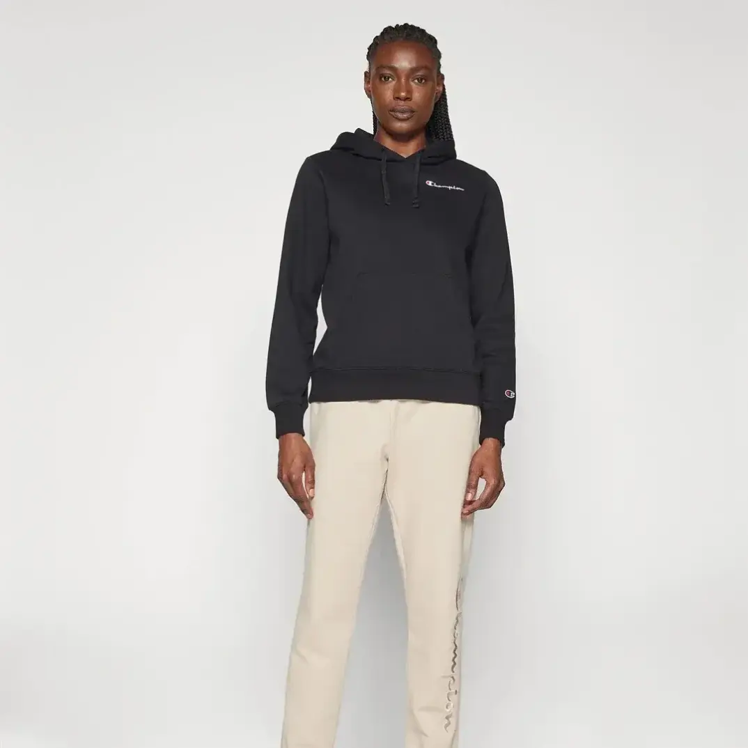 Eco Organic Cotton Kadın Hoodie Siyah - 2