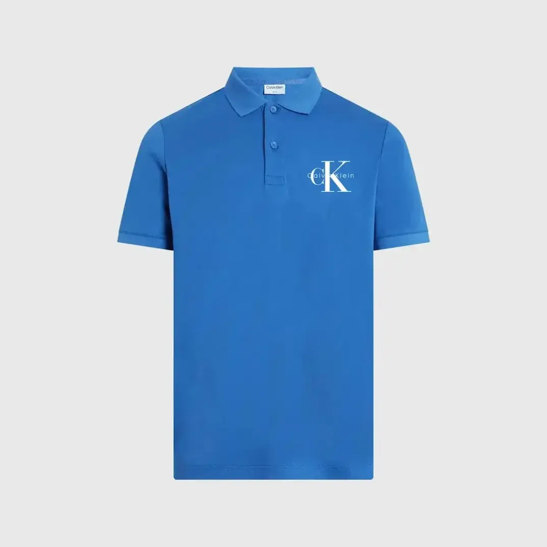 Monologo Polo T-Shirt Mavi - 1