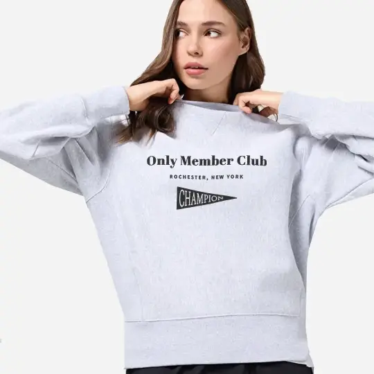 Only Members Club Kadın Sweatshirt Gri