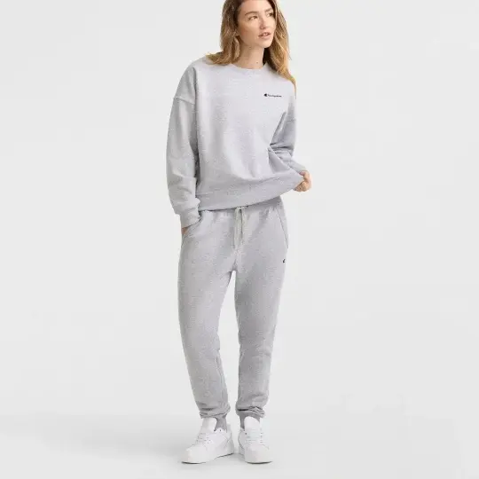 Powerblend Fleece Crew Kadın Sweatshirt Gri - 2