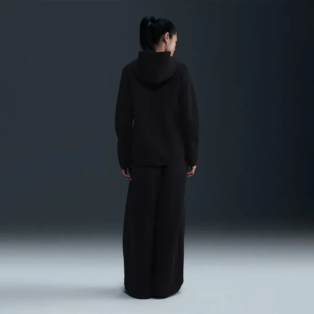 Sportswear Tech Fleece Windrunner Kadın Hoodie Siyah - 4