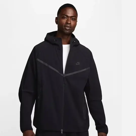 Tech Woven Ceket Siyah